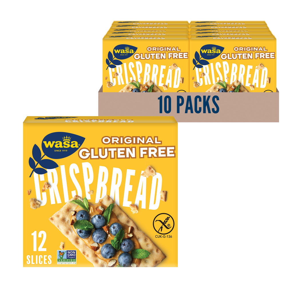 Wasa front packaging showing brand and gluten-free benefit
