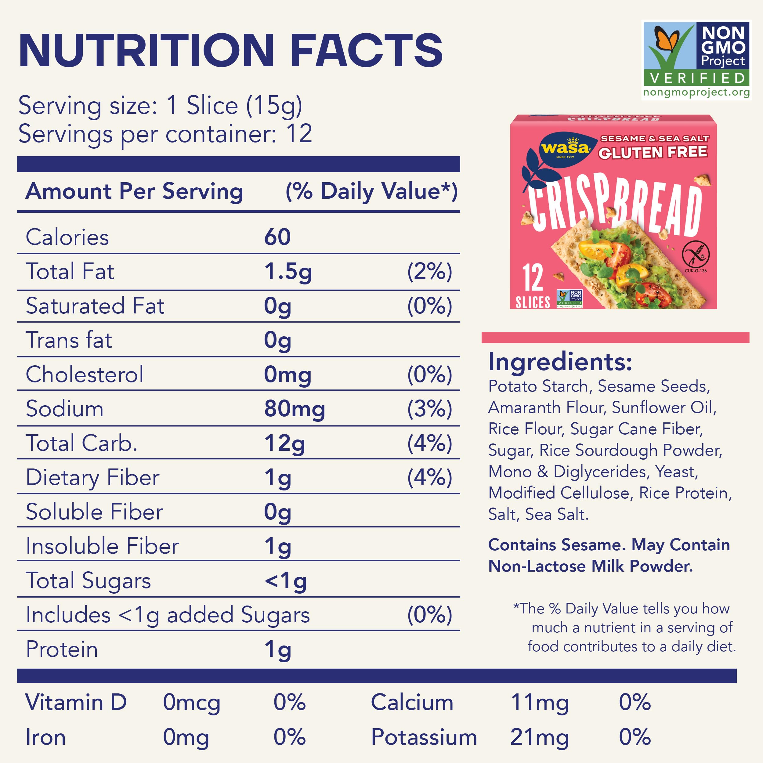 Wasa open pack revealing multiple crispbreads for easy grab-and-go