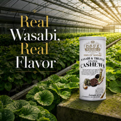 WASABI-O close-up of seasoned coating highlighting crunchy texture benefit