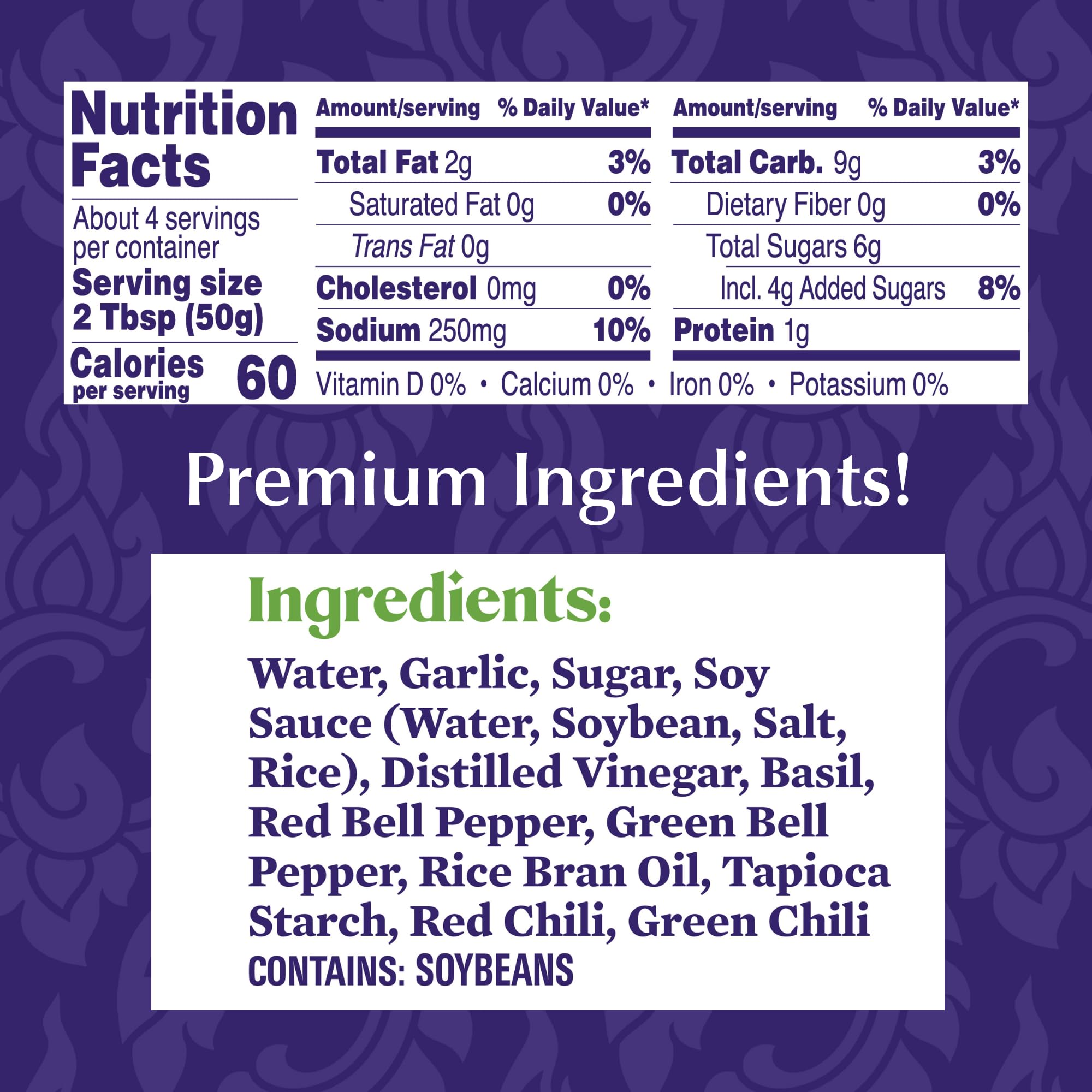 WATCHAREE'S close-up of basil and garlic texture highlighting fresh aromatic ingredients