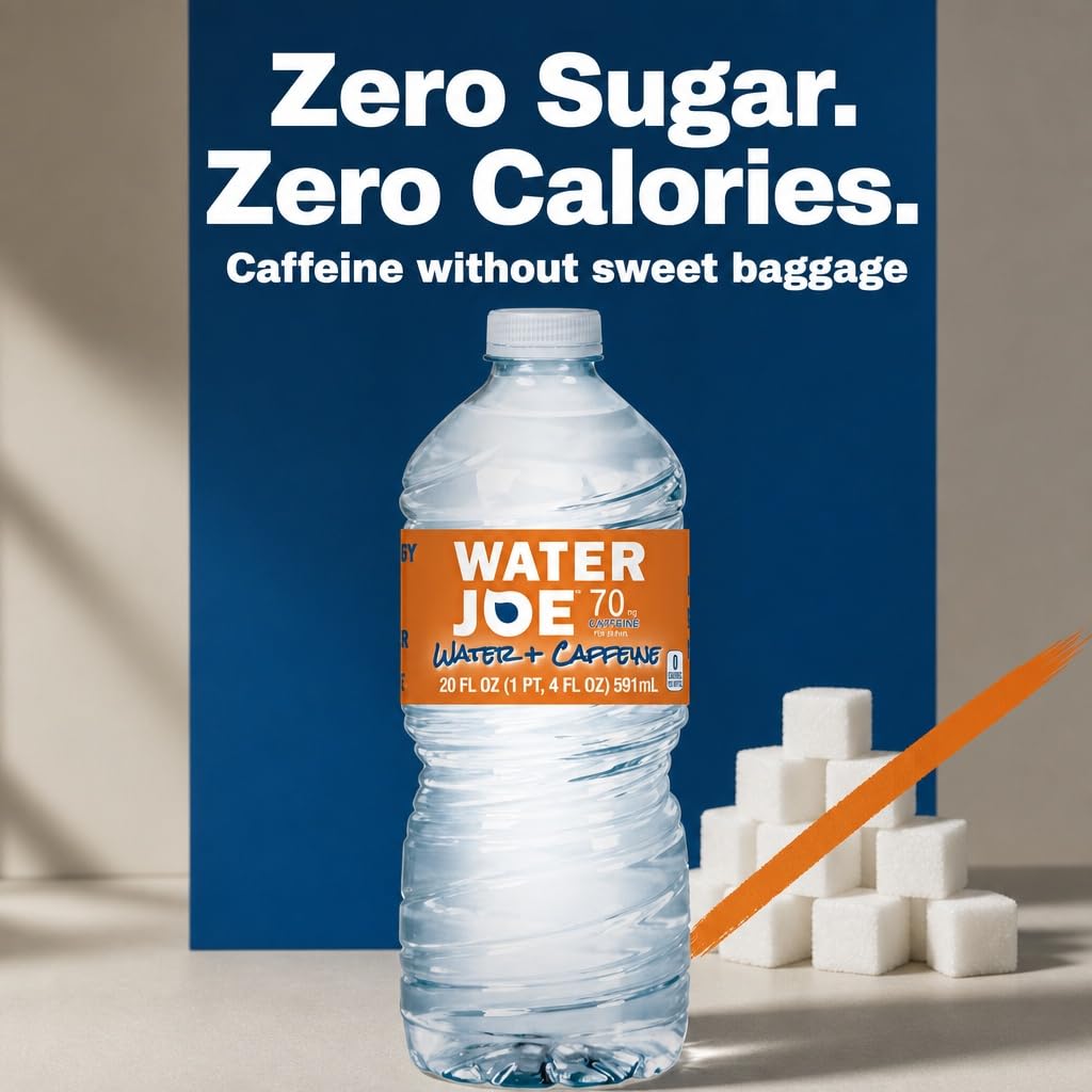 Water Joe bottle beside gym gear showing workout-ready energy