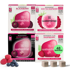 waterdrop MICRODRINK front packaging showing variety pack and benefits
