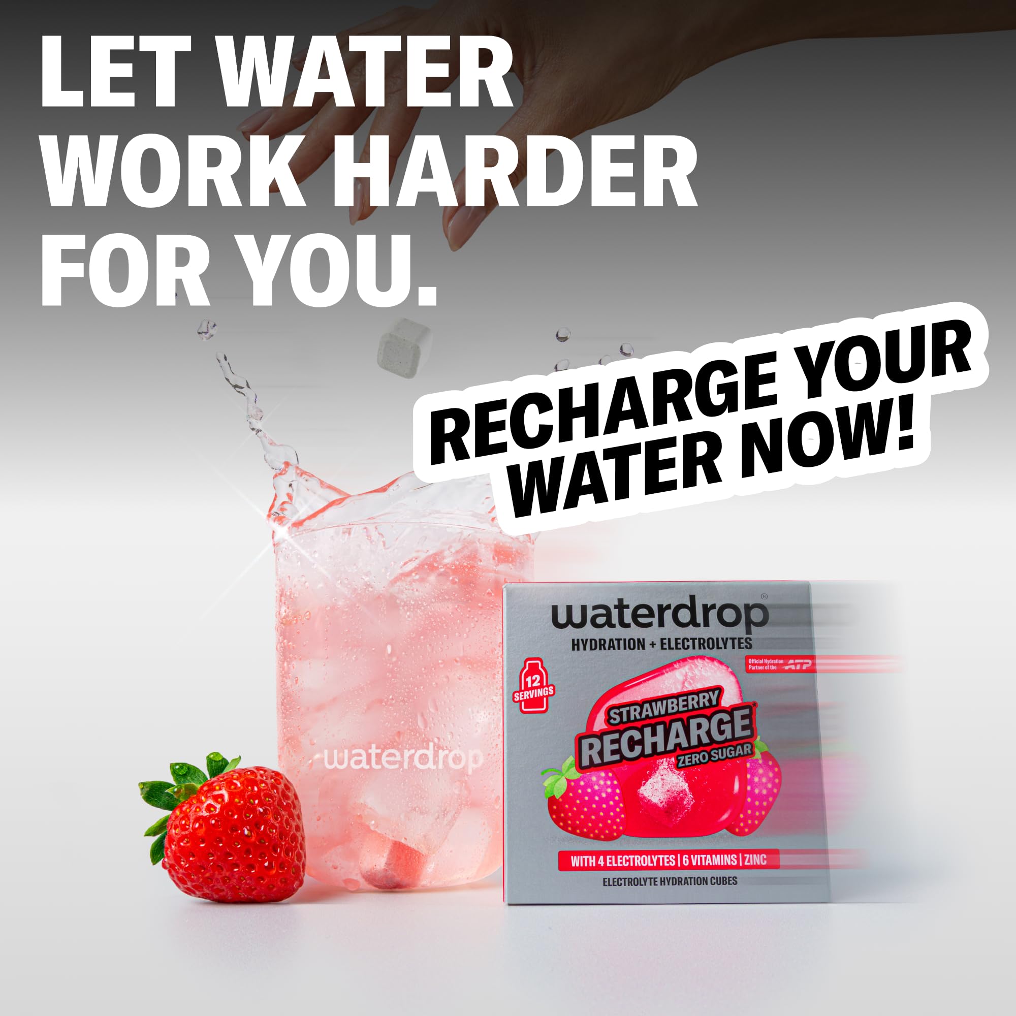 waterdrop MICRODRINK used by runner hydrating on trail showing active lifestyle benefit