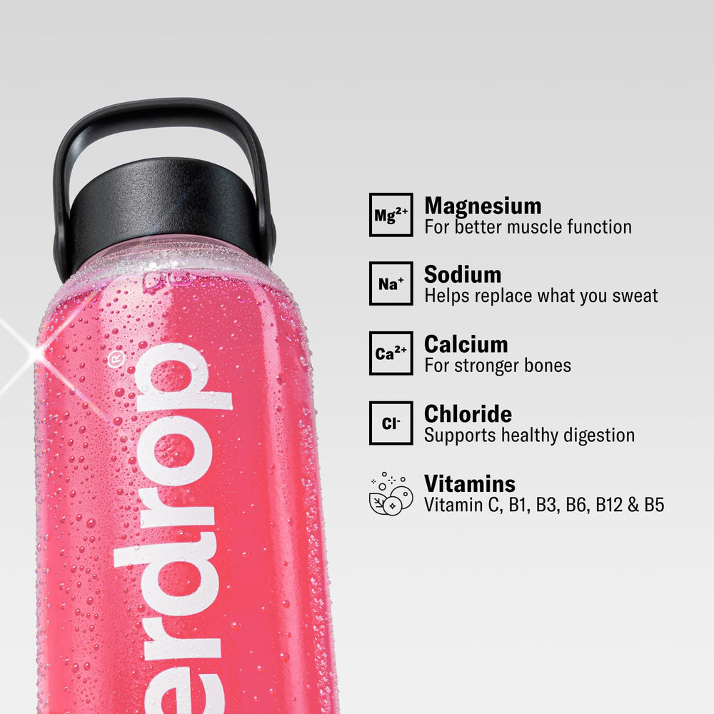 waterdrop MICRODRINK open pouch with several cubes showing convenient portioning benefit