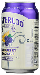 Waterloo twelve-pack stacked neatly, showing convenience and easy storage