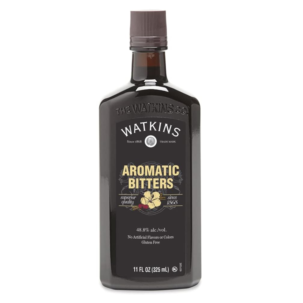 Watkins amber bottle front view showing label and volume for confident purchase
