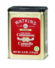 Watkins ground cinnamon close-up texture highlighting aroma benefit