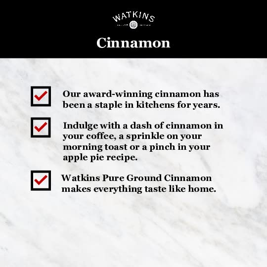 Watkins cinnamon sprinkled on baked goods illustrating enhanced flavor