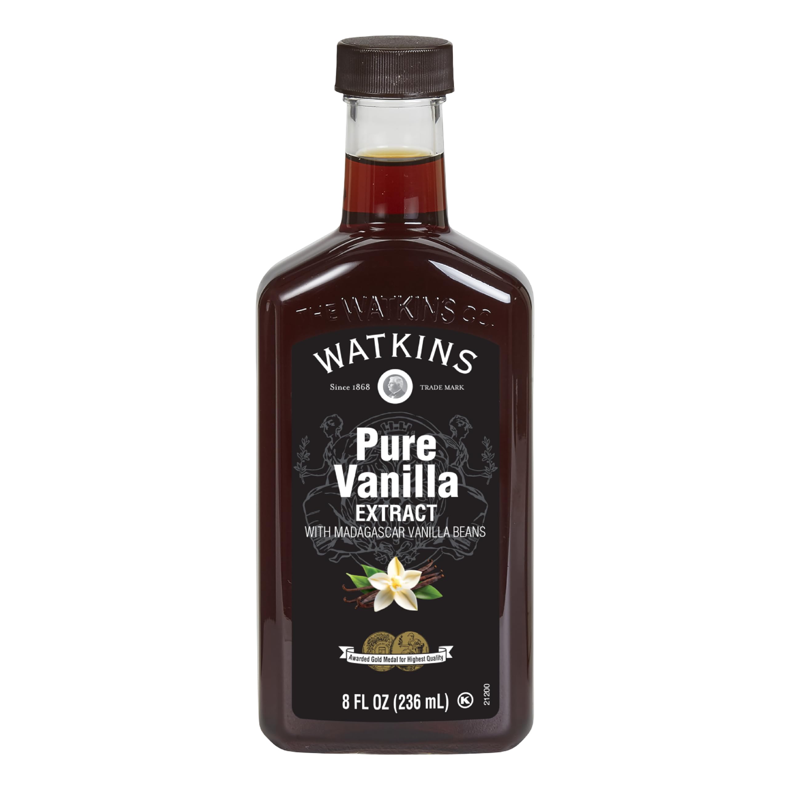 Watkins front packaging 8 oz bottle showing brand and size benefit