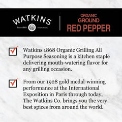 Chef sprinkling Watkins crushed red pepper over pizza illustrating instant flavor boost