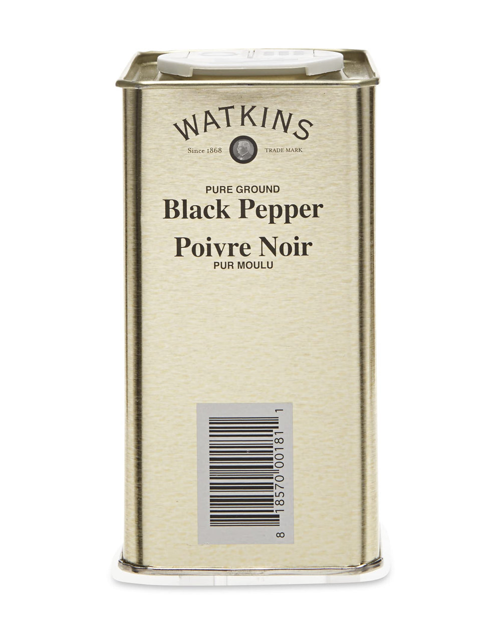 Watkins label closeup displaying kosher and gluten-free certifications benefit