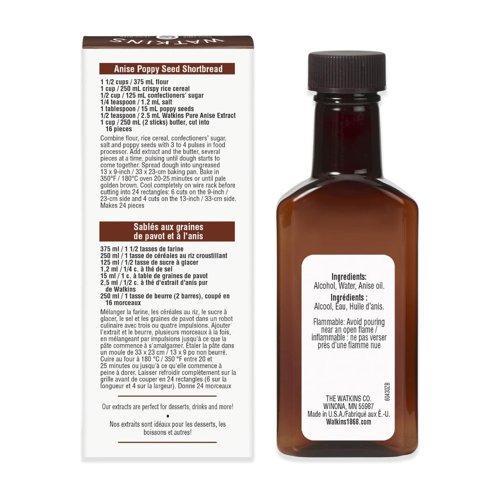 Watkins extract close-up dropper dispensing concentrated flavor