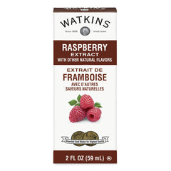 Watkins raspberry extract front packaging shows brand and pack benefit
