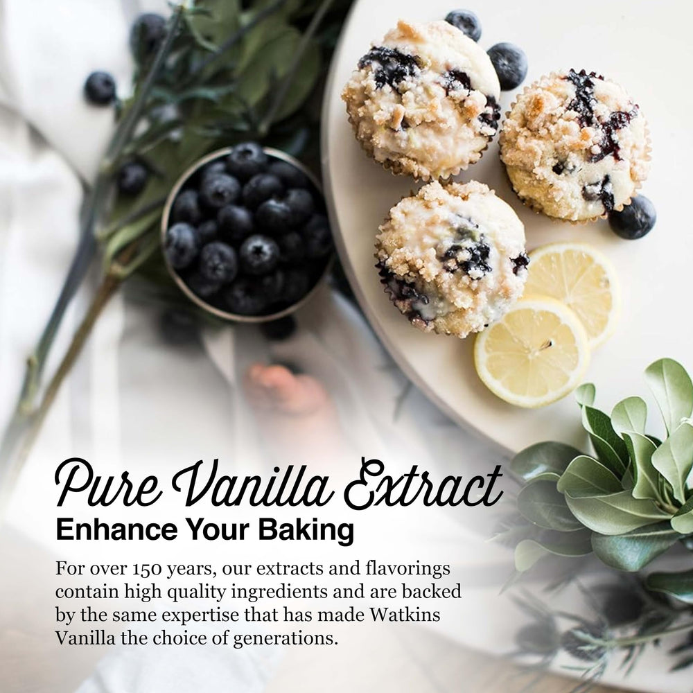 Watkins vanilla used in baking with cookies showing improved flavor