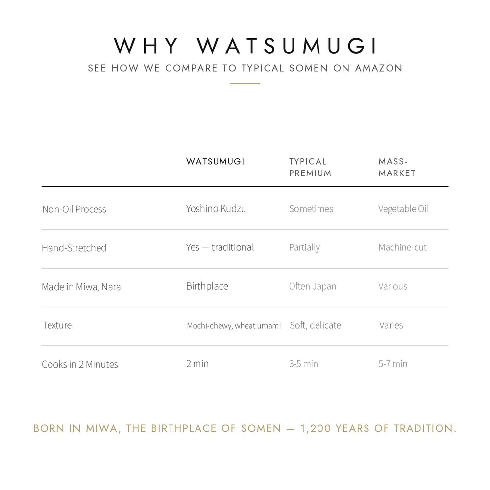 Watsumugi cooked chilled somen plated with dipping sauce for refreshing meal benefit