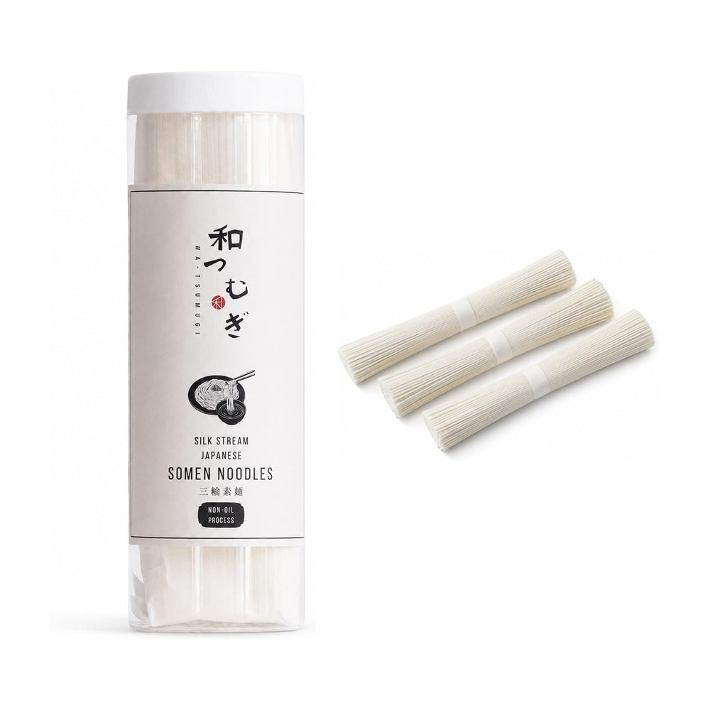 Watsumugi front packaging showing Japanese somen and freshness benefit
