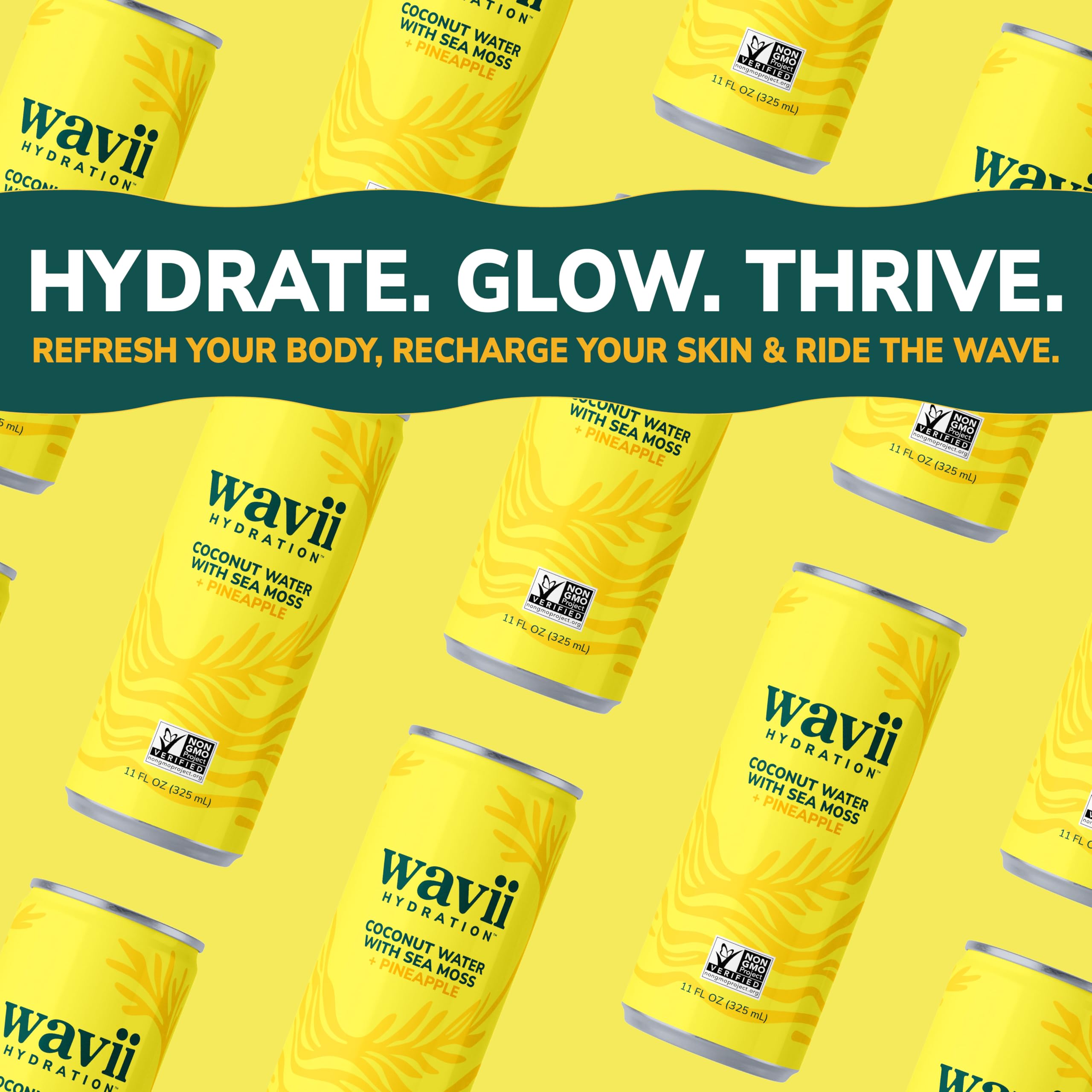 Wavii pineapple juice pour demonstrating real fruit flavor and natural sweetness