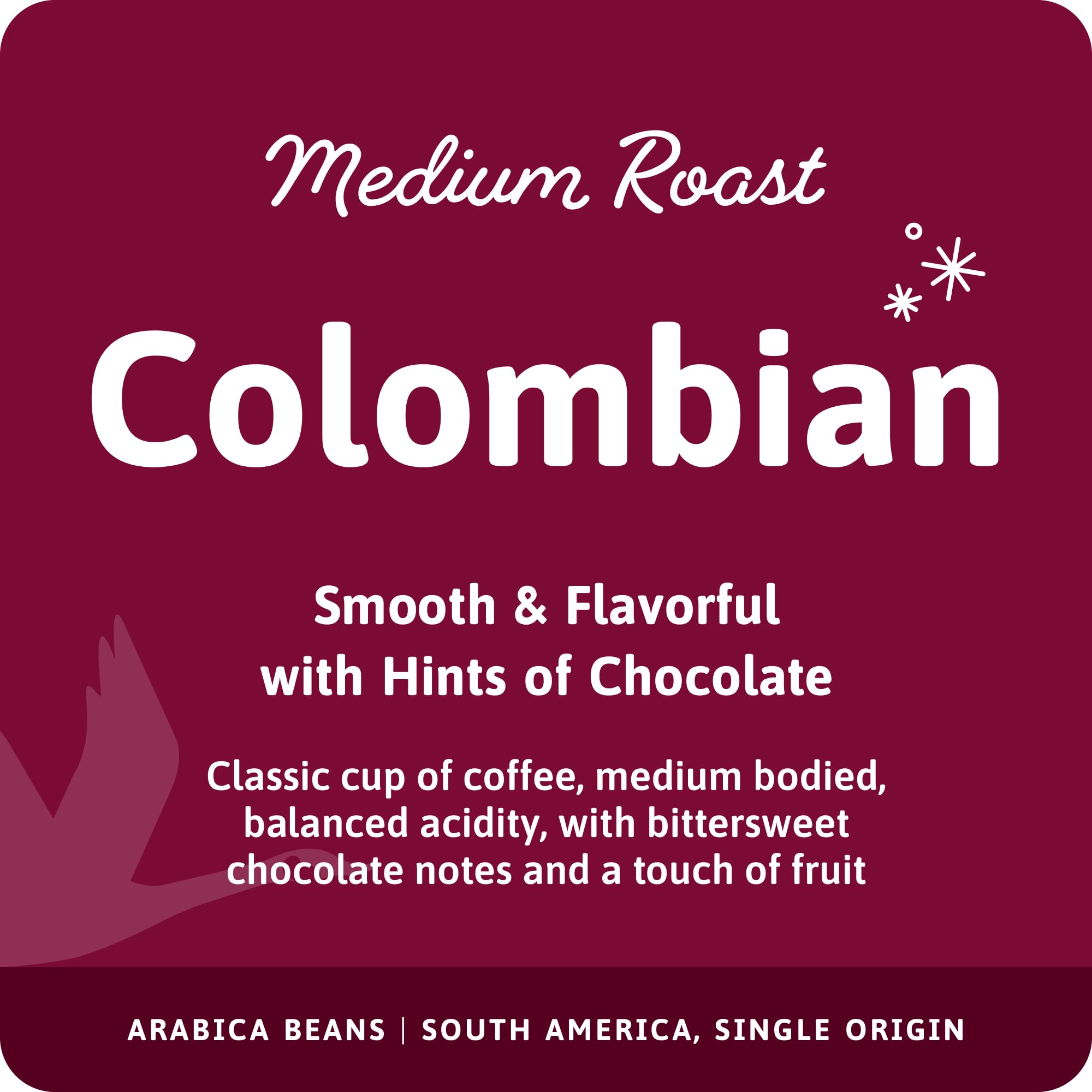 Wawa packaging nutrition and sourcing label, showing Rainforest Alliance sourcing benefit