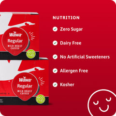 Wawa pod closeup top view highlighting seal freshness and easy use