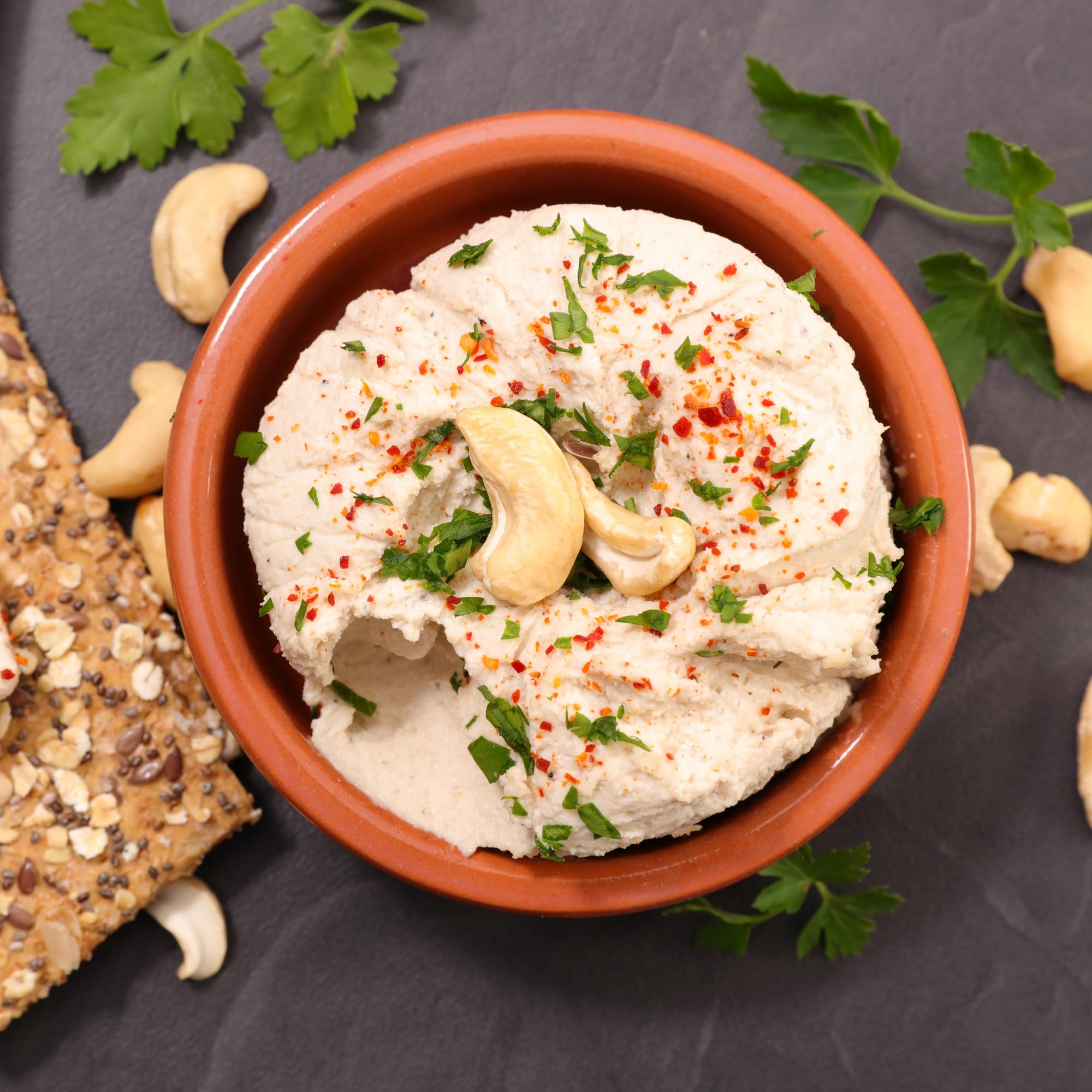 We Got Nuts cashew cheese spread on toast showing versatile use