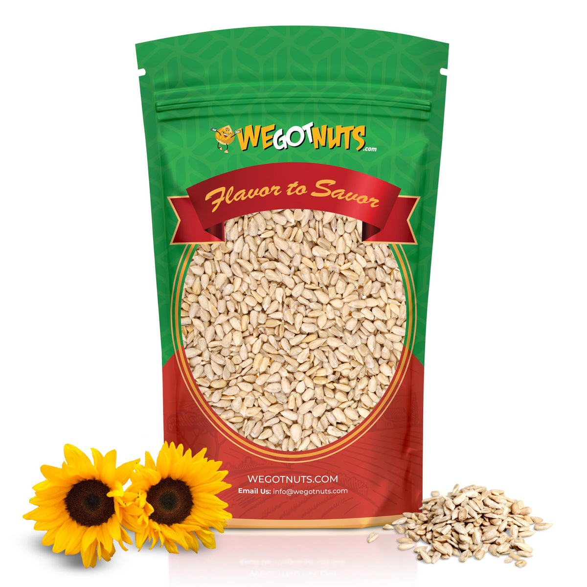 We Got Nuts front packaging 5 lb resealable bag showing brand and product