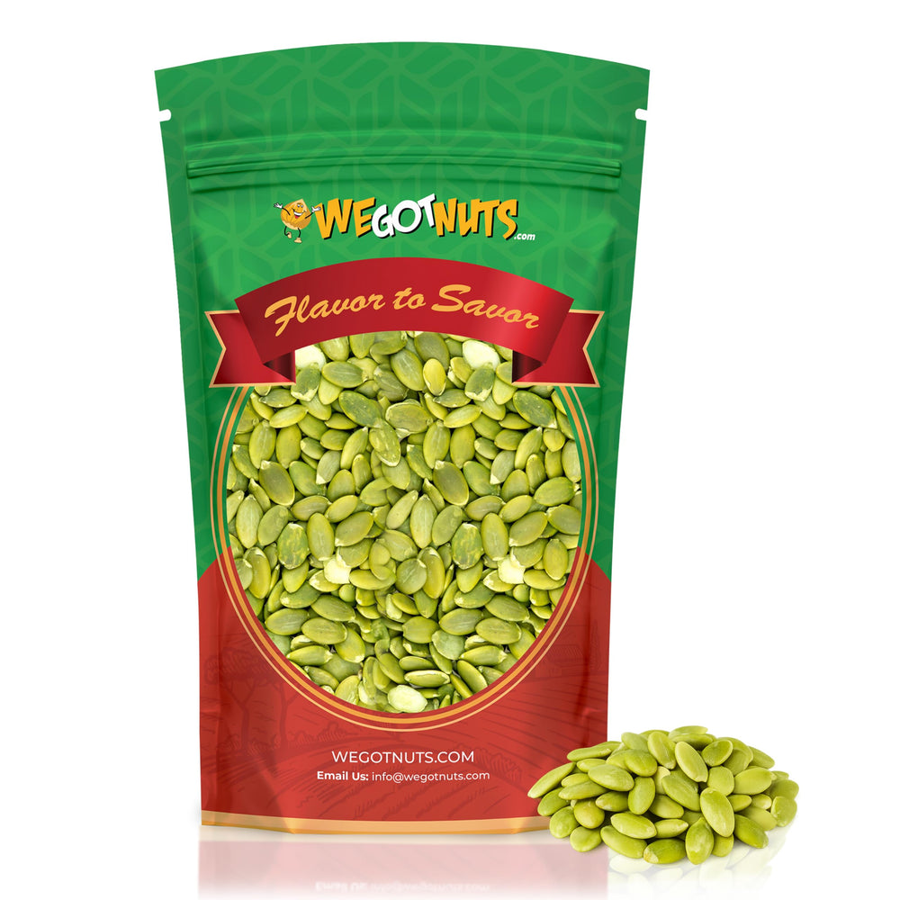We Got Nuts front packaging showing 4 lb bag and product benefit of bulk value