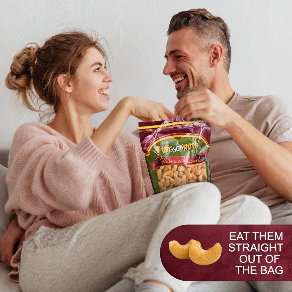 We Got Nuts label with kosher mark and nutrition facts offering transparency benefit