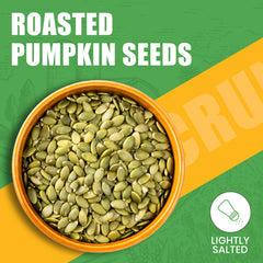 We Got Nuts close-up of pepita texture highlighting golden roast and crunchy surface