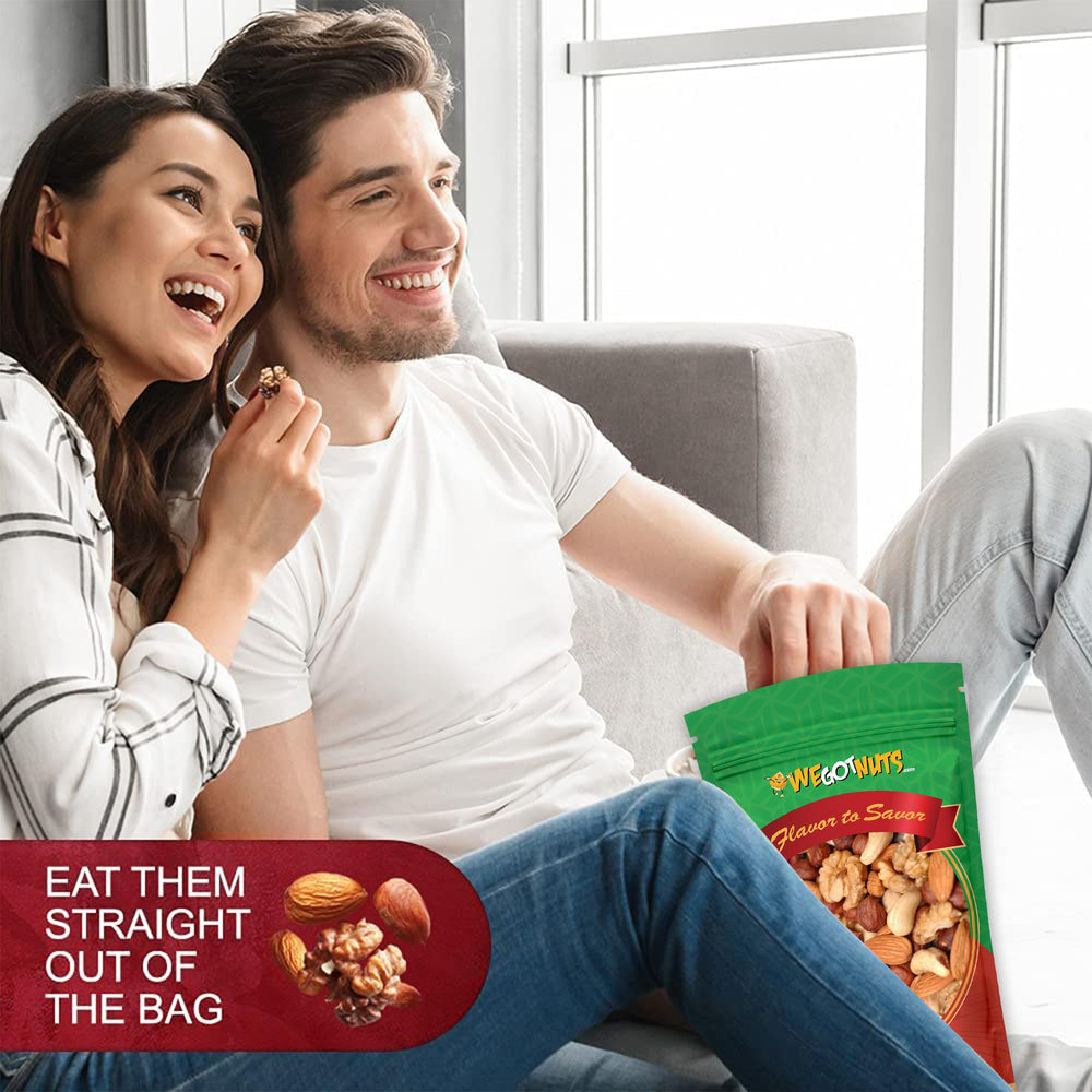 We Got Nuts serving bowl suggestion offering a ready-to-eat snack presentation