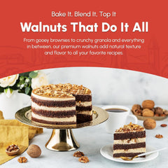 We Got Nuts walnuts in a bowl presented as snack or salad topping for versatility