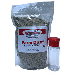 Weavers Farm Dust front view bag showing label and easy-use resealable benefit