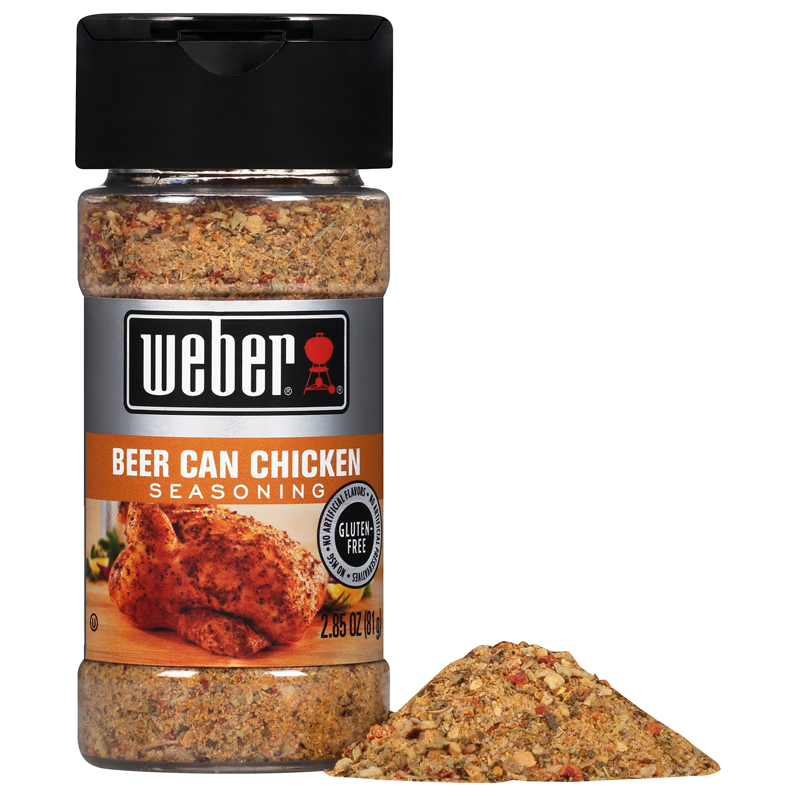 Weber seasoning texture close-up highlighting spice blend benefit
