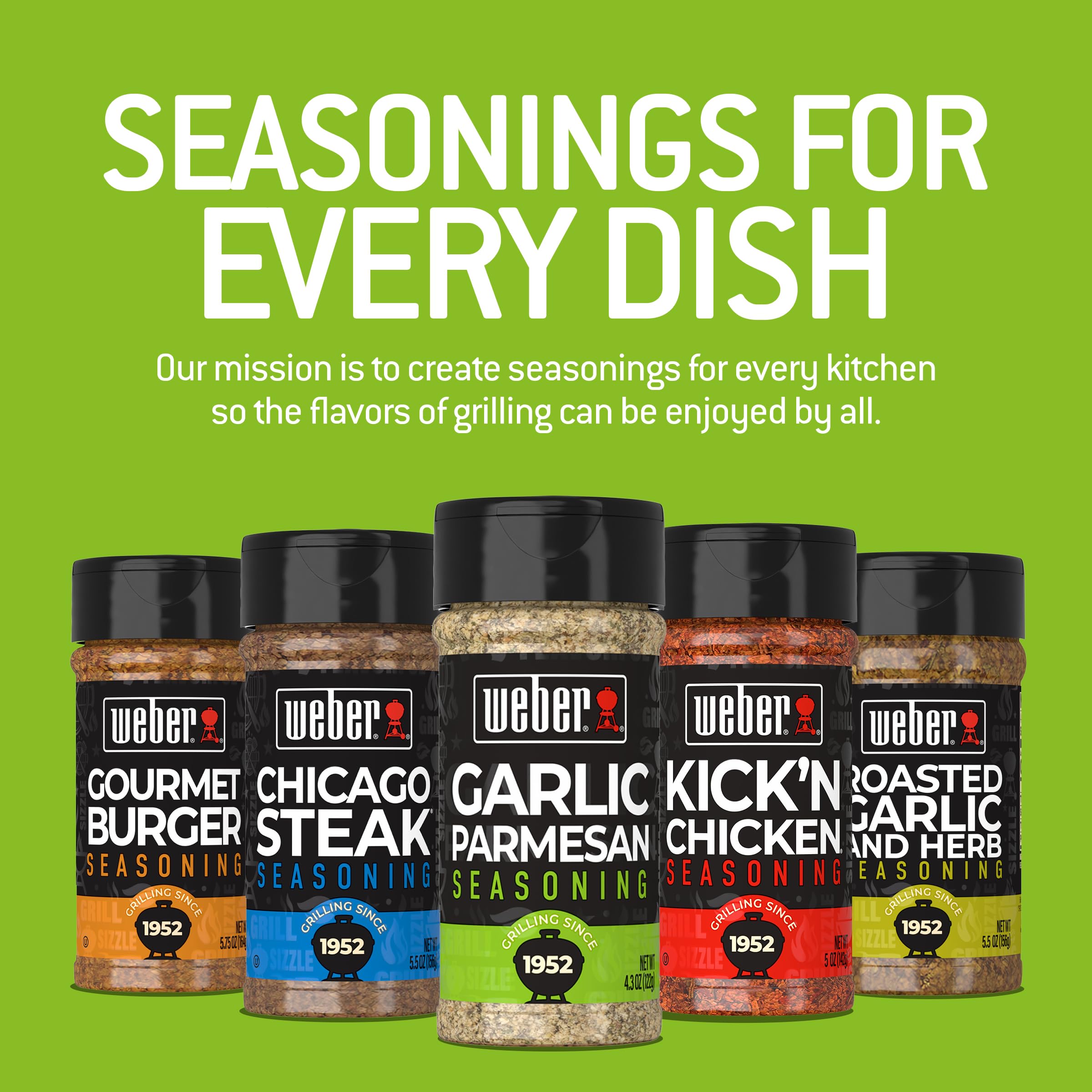 Weber six-pack arrangement showing pantry-ready multi-pack savings