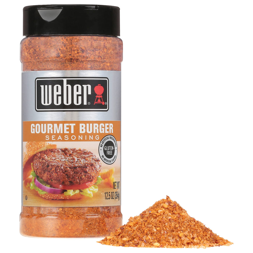 Weber shaker lid close-up highlighting pour control and convenience