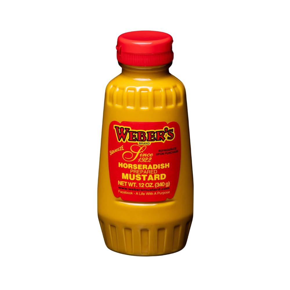 Weber's label close-up emphasizing heritage and ingredient clarity for trust