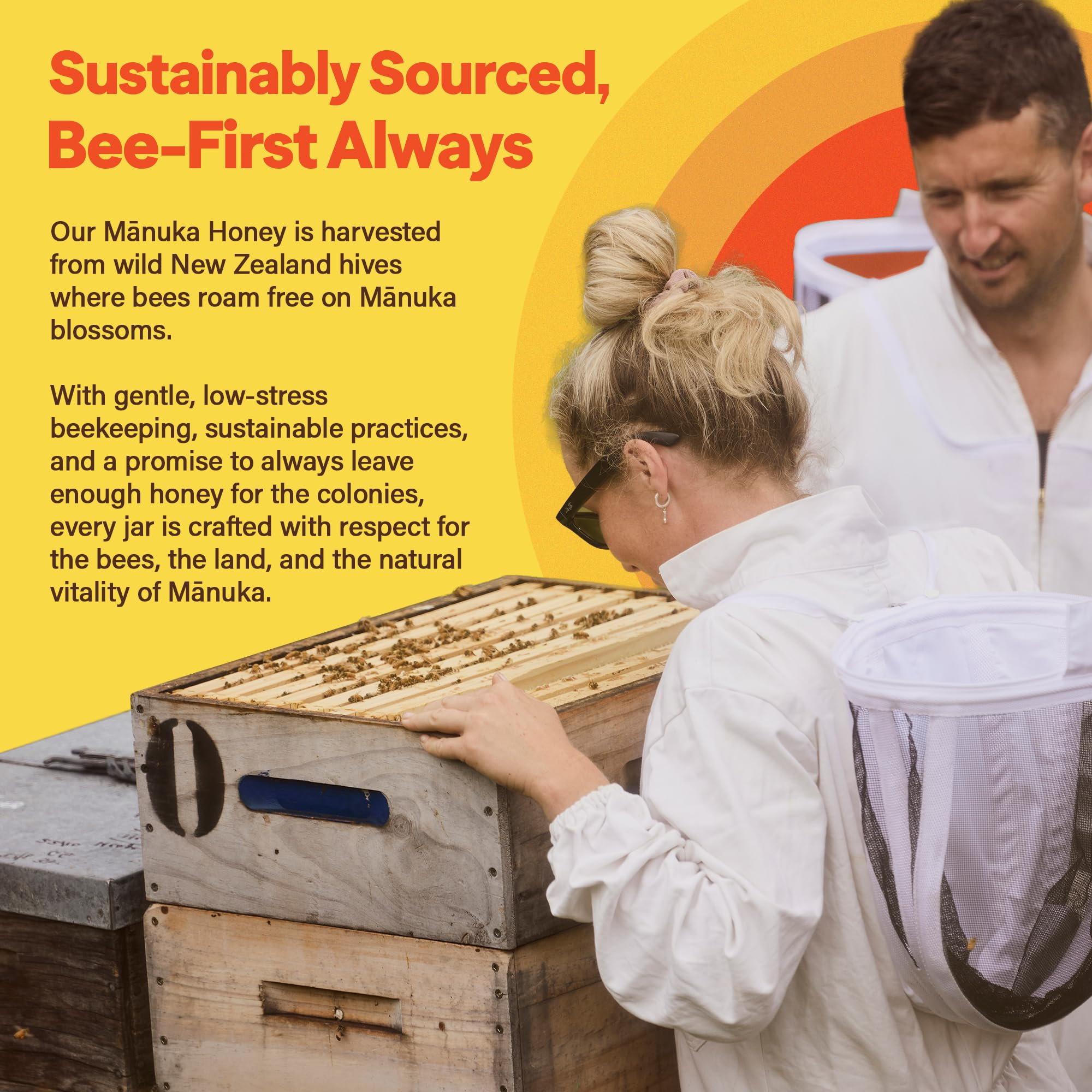 Wedderspoon honey stirred into tea cup, demonstrating easy dissolving and taste benefit