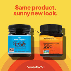 Wedderspoon open jar revealing creamy raw texture for easy spreading benefit