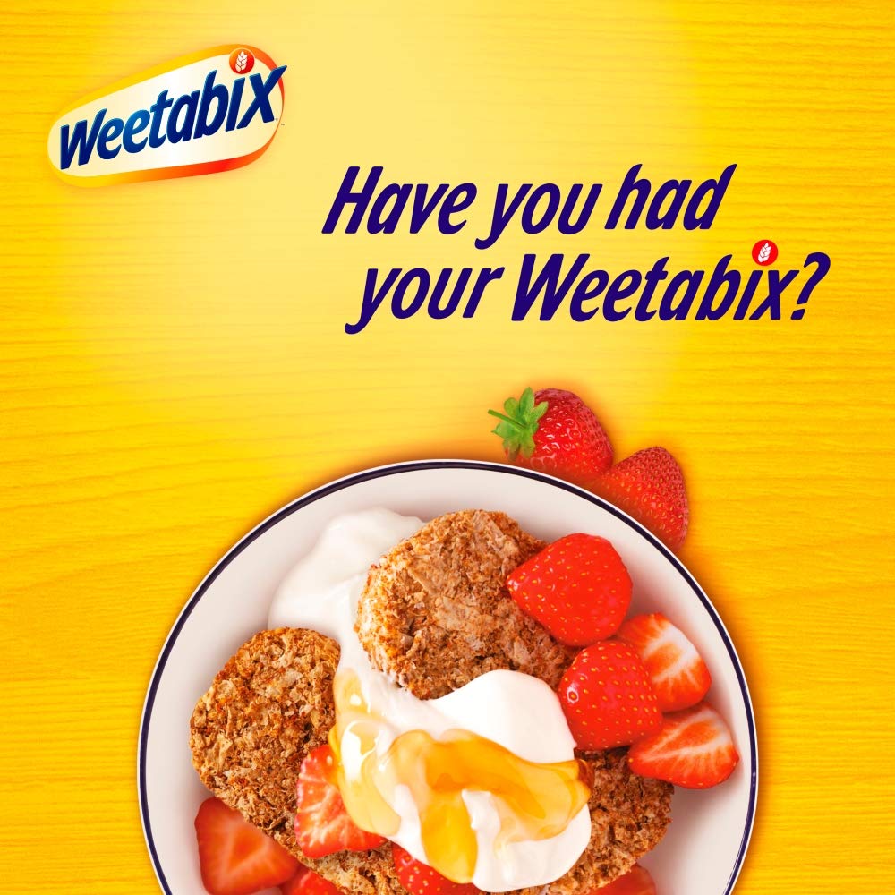 Weetabix close-up of biscuit texture highlighting whole-grain structure and crunch