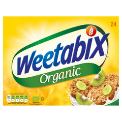 Weetabix organic front packaging showing 450g pack and organic label benefiting meal planning