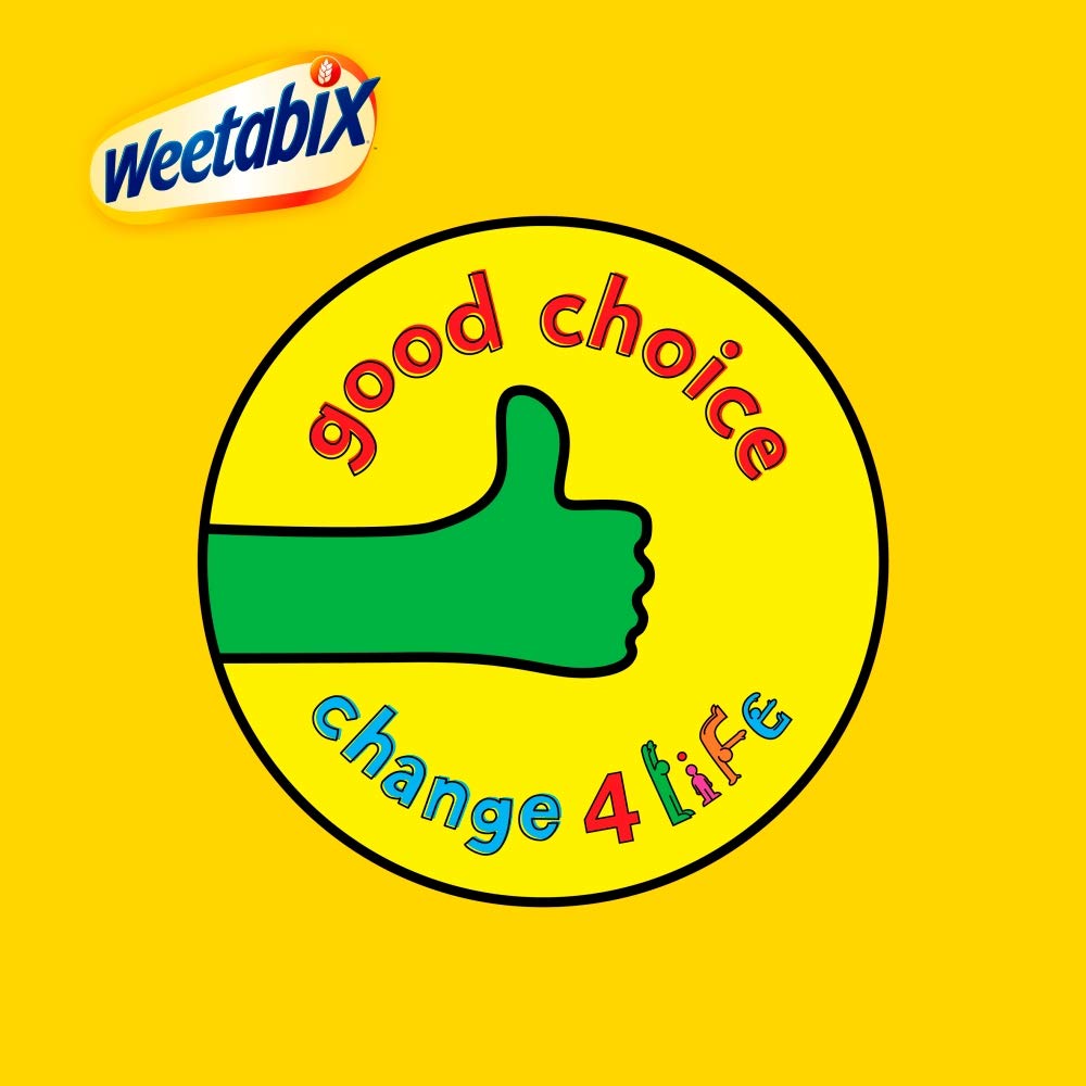 Weetabix pack next to common household item showing 48-pack scale and value