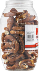 Wege Of Hanover pretzels arranged on snack board with dips, showing sharing convenience and presentation