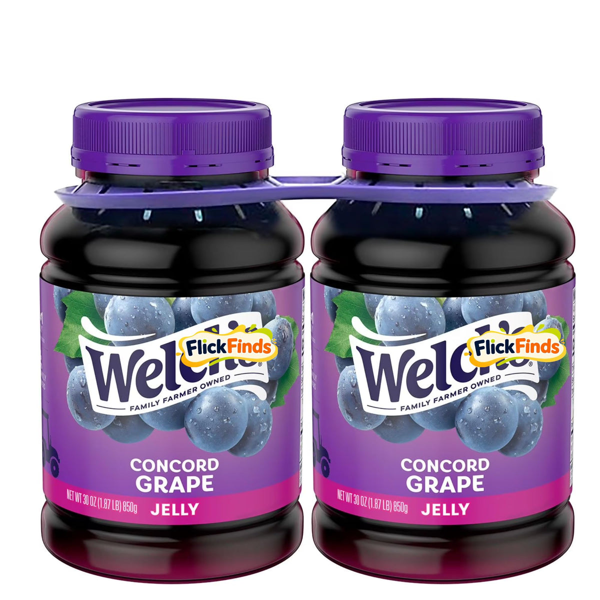 WeIch$ jar front packaging showing label and convenient twin-pack benefit