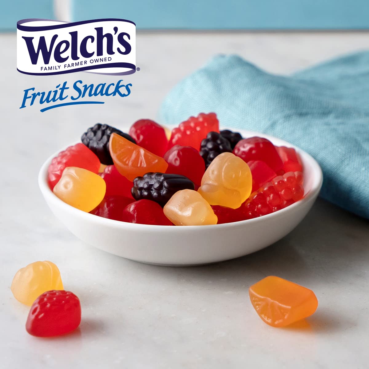 Welch's snack tucked inside a packed lunchbox demonstrating easy school-lunch use