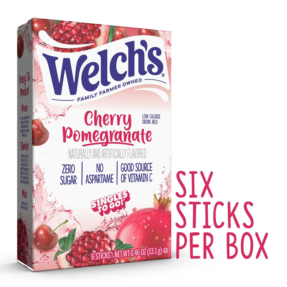 SINGLES TO GO! Welch's mixed drink in a water bottle illustrating easy preparation and refreshment