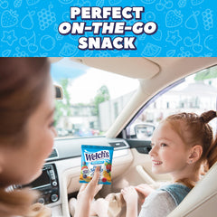 Lunchbox scene with Welch's snack pouch in a compartment for convenient packing benefit