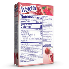 SINGLES TO GO! Welch's single packet close-up demonstrating portable convenience and portion control