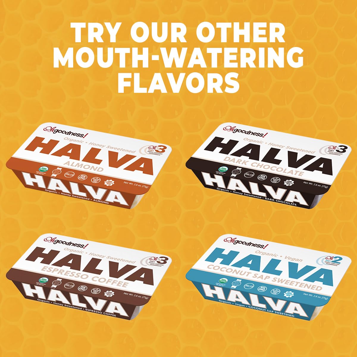 Wellbee's halva in cafe setting, ideal for snacking or dessert presentation