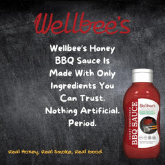 Wellbee's sauce brushed on grilled chicken showing caramelized glaze benefit richer flavor