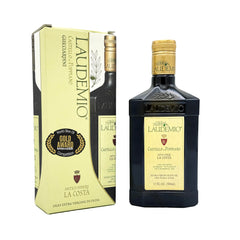 WellEatable Laudemio front packaging showing premium bottle and box benefit gifting