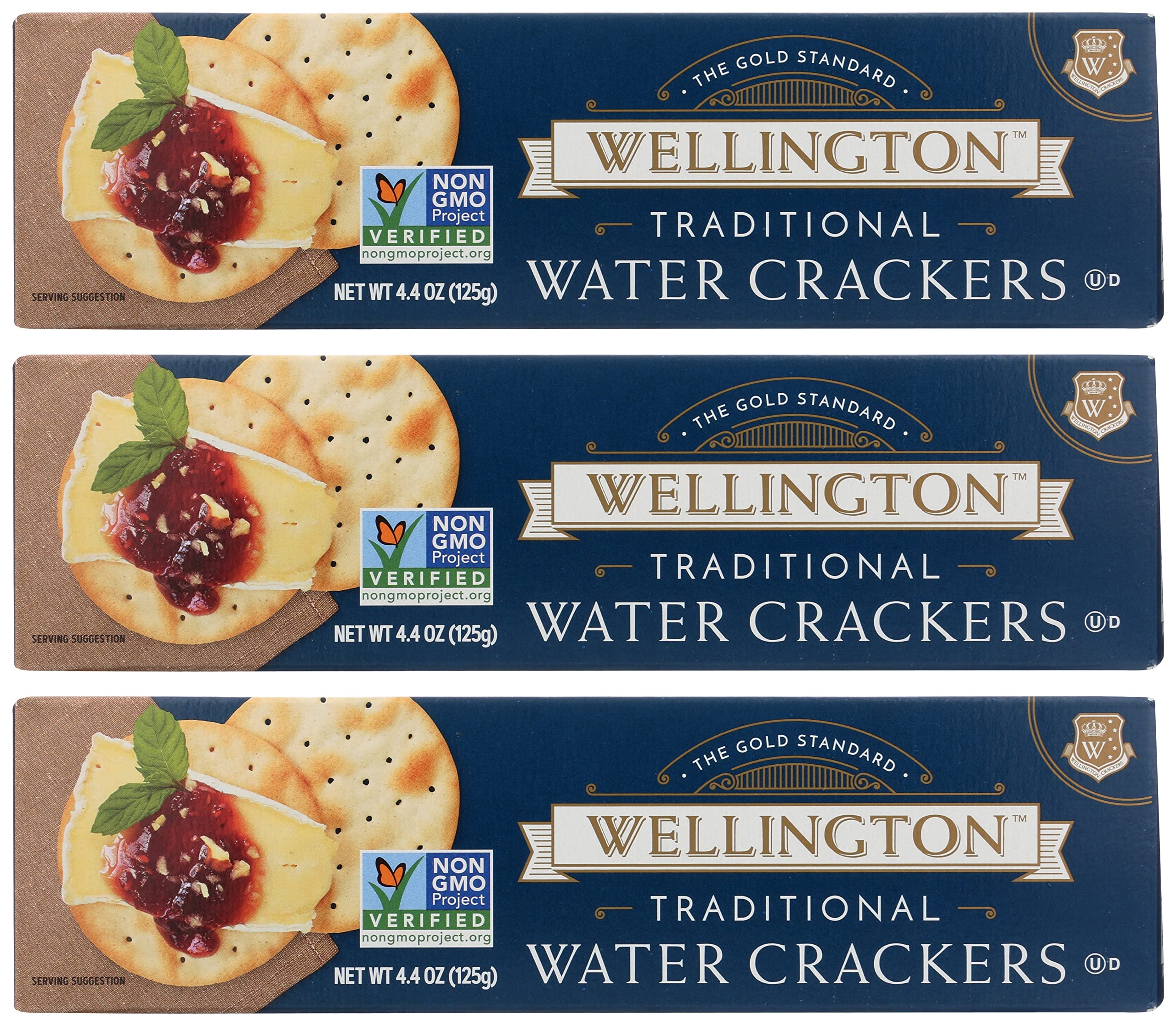 Wellington front packaging showing three 4.4-ounce boxes and convenience